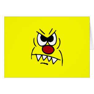 Beängstigendes Gesicht Grumpey