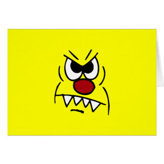 Beängstigendes Gesicht Grumpey