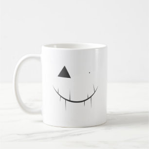 Beängstigendes Gesicht Kaffeetasse