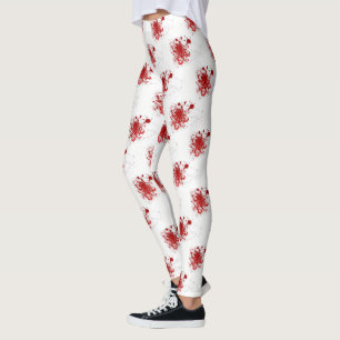 Beängstigendes Halloween-Blut-blutiges Leggings