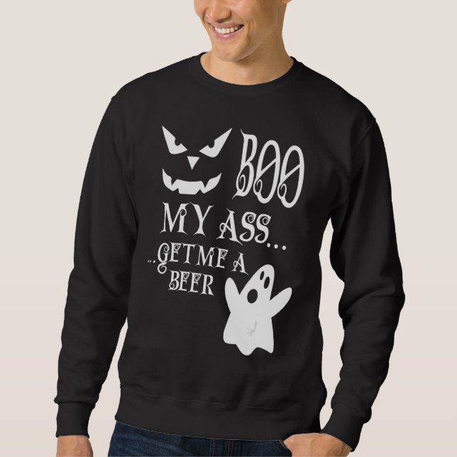 Beängstigendes Halloween-Ghost-Kürbisgefecht 1 Sweatshirt (Vorderseite)