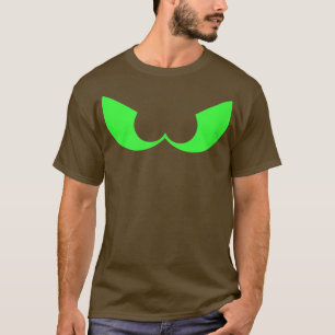 Beängstigendes Halloween, grün am Schwarzen 6400 T-Shirt