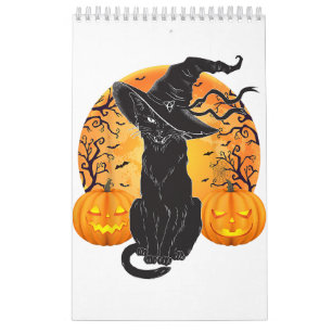 Beängstigendes Halloween-Halloween-Katzenkostüm, H Kalender