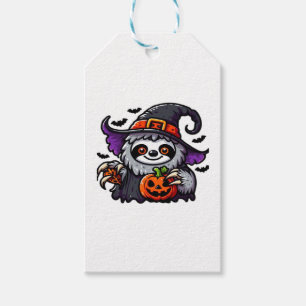 Beängstigendes Halloween-Hexenhut-Kostüm-Spooky-Me Geschenkanhänger
