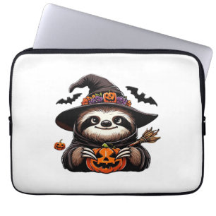 Beängstigendes Halloween-Hexenhut-Kostüm-Spooky-Me Laptopschutzhülle