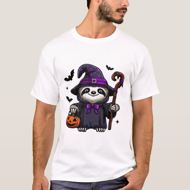 Beängstigendes Halloween-Hexenhut-Kostüm-Spooky-Me T-Shirt (Vorderseite)