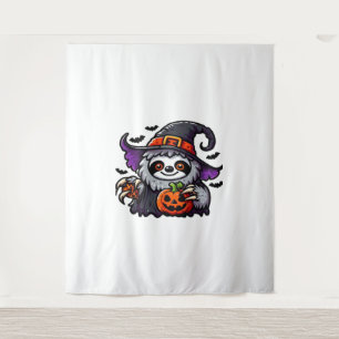 Beängstigendes Halloween-Hexenhut-Kostüm-Spooky-Me Wandteppich