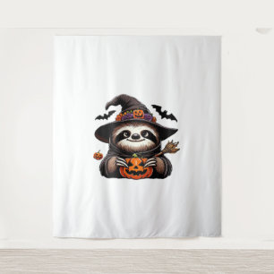 Beängstigendes Halloween-Hexenhut-Kostüm-Spooky-Me Wandteppich