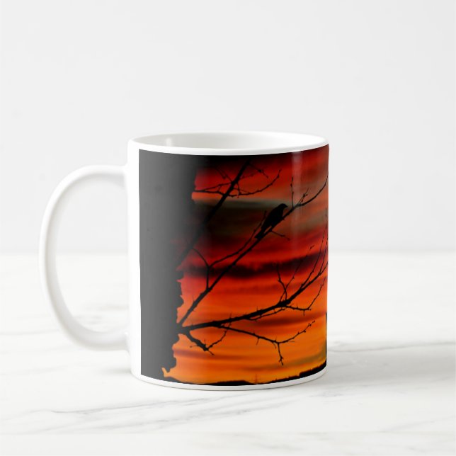 Beängstigendes Halloween. Kaffeetasse (Links)