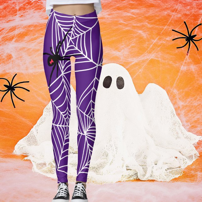 Beängstigendes Halloween-Kostüm-Black-Widow-Spinne Leggings (Von Creator hochgeladen)