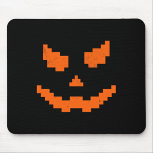 Beängstigendes Halloween Kürbislaterne Pumpkin Evi Mousepad