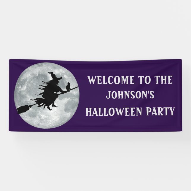 Beängstigendes Halloween-Party Banner (Horizontal)