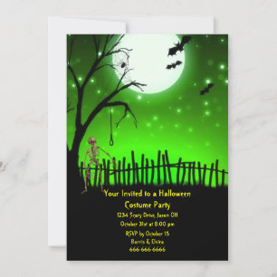 Beängstigendes Halloween-Party Einladung