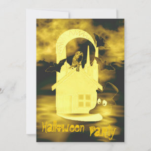 Beängstigendes Halloween-Party Einladung