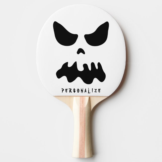 Beängstigendes Halloween-Pingpaddel für Tischtenni Tischtennis Schläger (Vorderseite)