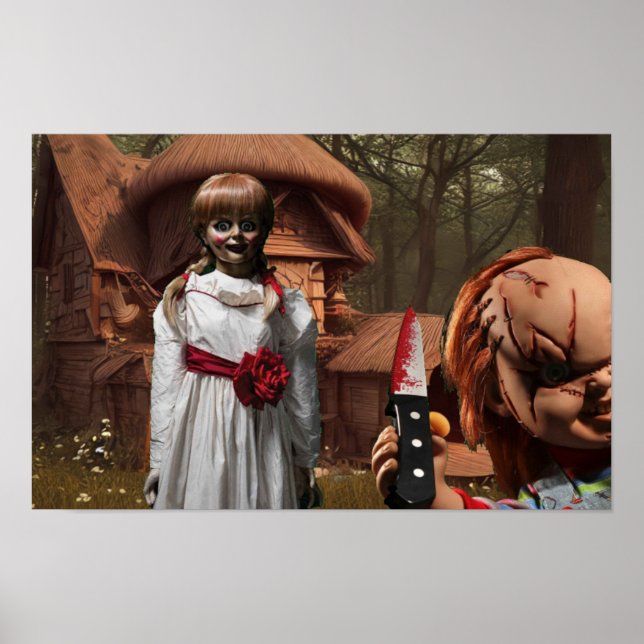 Beängstigendes Halloween. Poster (Vorne)