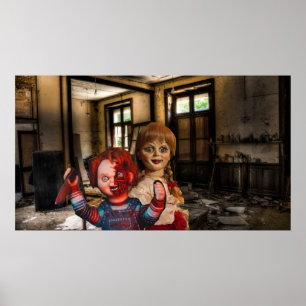 Beängstigendes Halloween. Poster