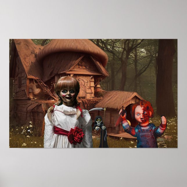 Beängstigendes Halloween. Poster (Vorne)
