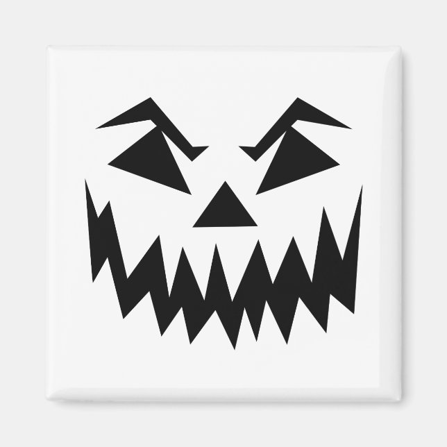 Beängstigendes Halloween White Magnet (Vorne)