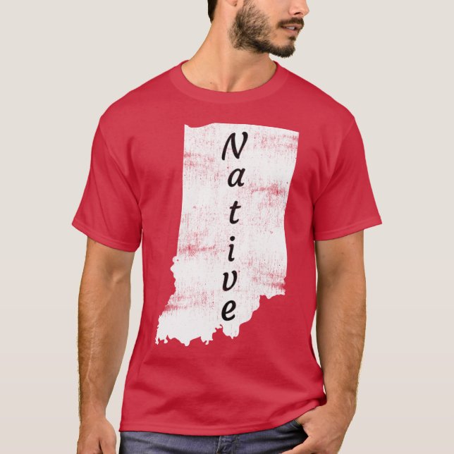 Beängstigendes Indiana-Eigendesign Oversifiziert T-Shirt (Vorderseite)