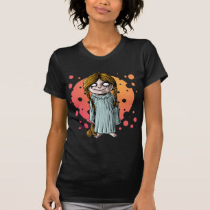 Beängstigendes kleines Mädchen T-Shirt