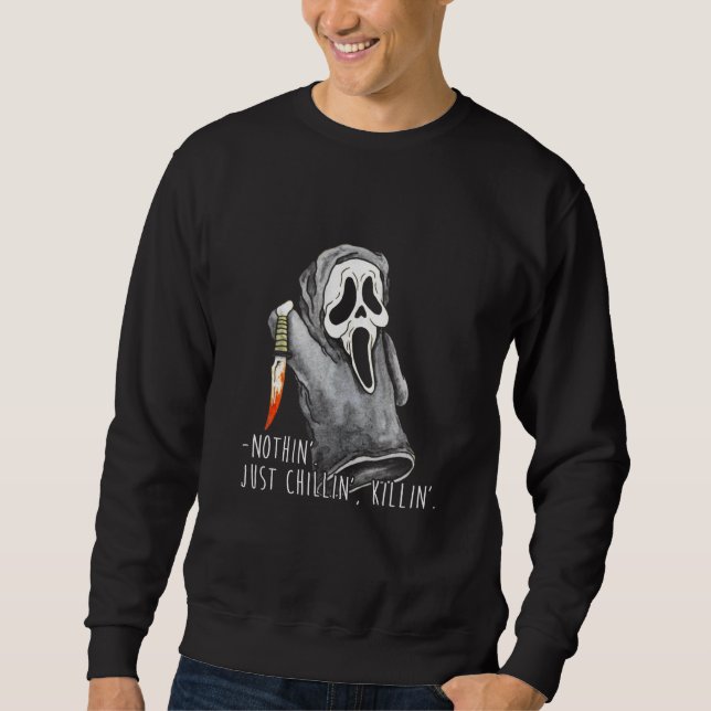 Beängstigendes Kostüm Halloween Sweatshirt (Vorderseite)