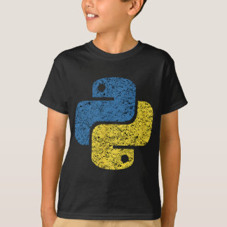 Beängstigendes Python-Logo für Ingenieure T-Shirt