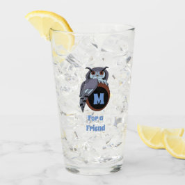 Beängstigendes Schellauge-Monogramm Glas