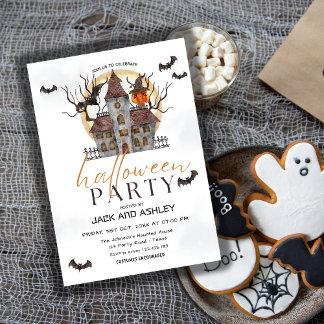 Beängstigendes Spuk Haus Adult Halloween Kostüme P Einladung