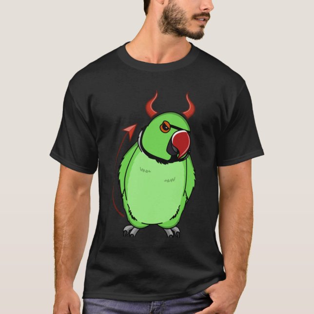 Beängstigendes Teufchen Kostüm Parrot I T-Shirt (Vorderseite)