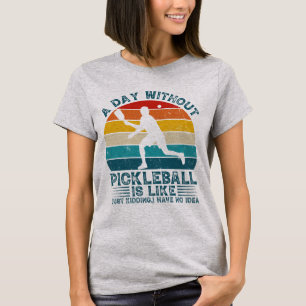 Beängstigendes Vintages Pickleball - Retro Pickleb T-Shirt