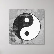 Beängstigendes Yin Yang-Symbol