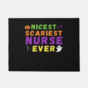 Beängstigendste Nurse überhaupt lustig Halloween C Fußmatte