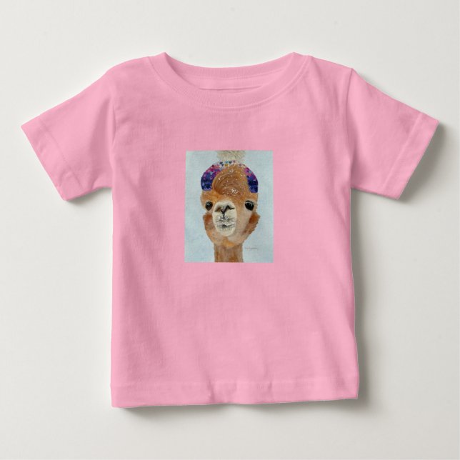 Beanie Llama Baby T-shirt (Vorderseite)