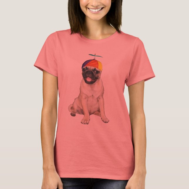 Beanie Mops T-Shirt (Vorderseite)