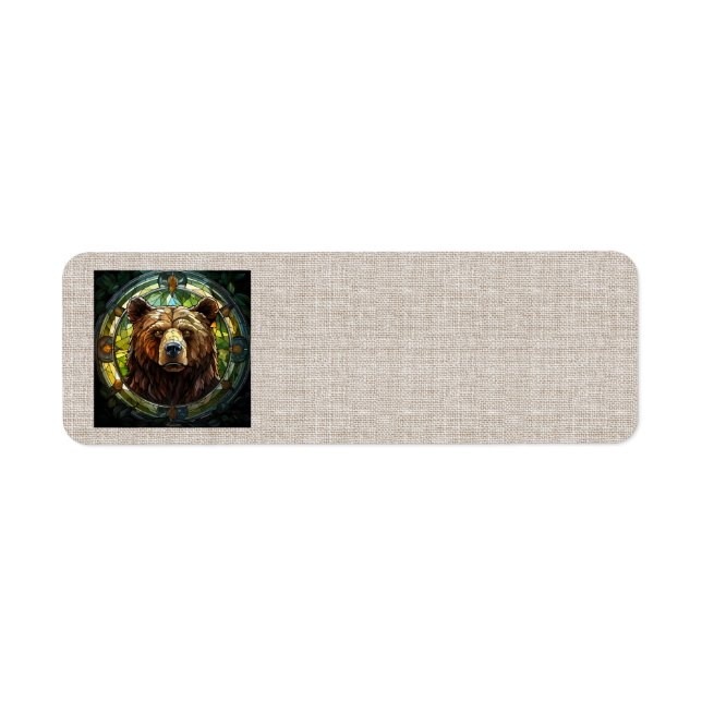 Bear Address Labels (Vorne)