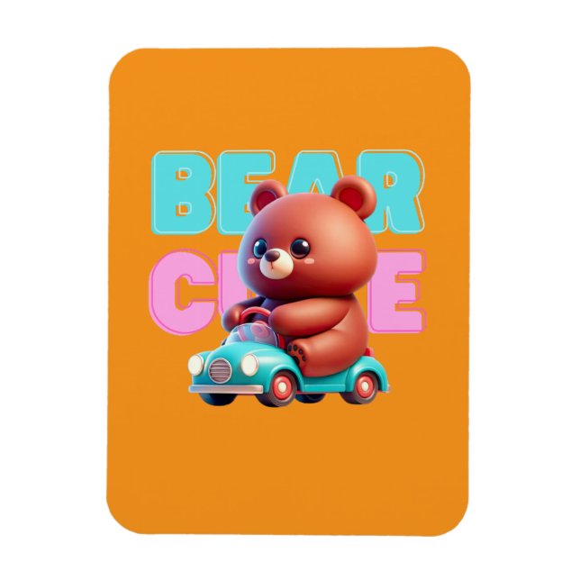 Bear Adventure Magnet (Vertikal)