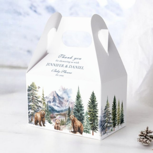 Bear Adventure Winter Snow Mountain Vielen Dank Geschenkschachtel (Von Creator hochgeladen)