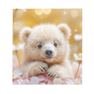 Bear Animal Fun Miniatur Fantastische Surreal Tedd Notizblock