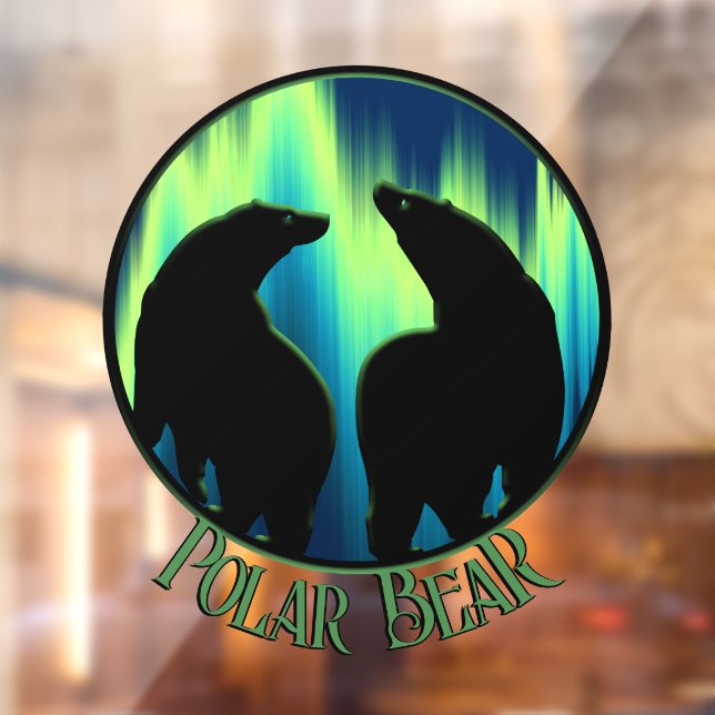 Bear Art Decal Custom Tribal Bear Art Window Fensteraufkleber (Blatt 2)