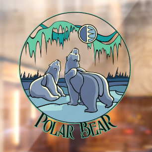 Bear Art Decal Custom Tribal Bear Art Window Fensteraufkleber