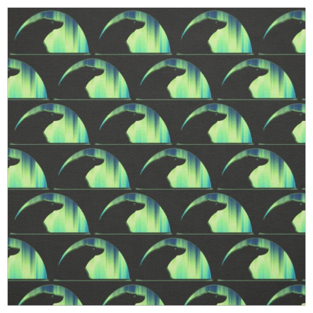 Bear Art Fabric Aurora Bärenarchitektur Stoff (Muster)