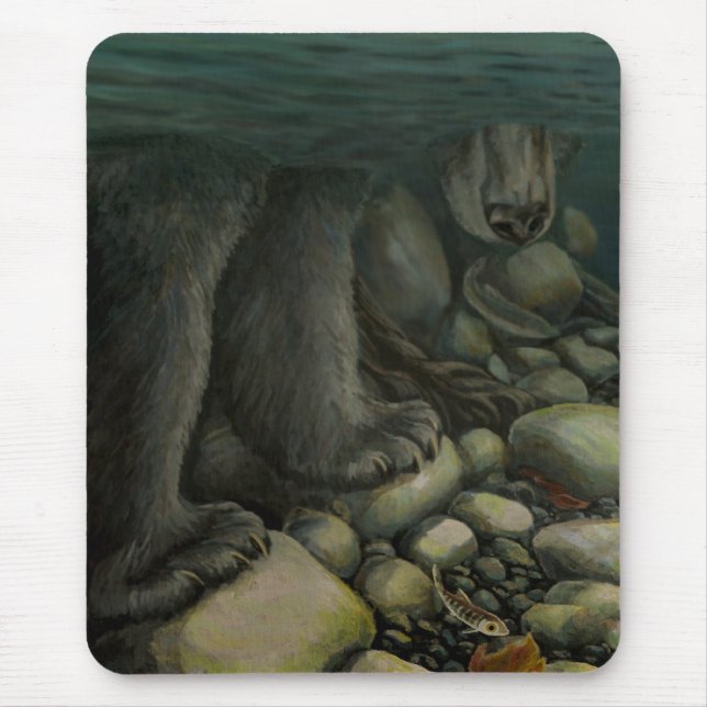 Bear Art Mousepad Fishing Decke (Vorne)