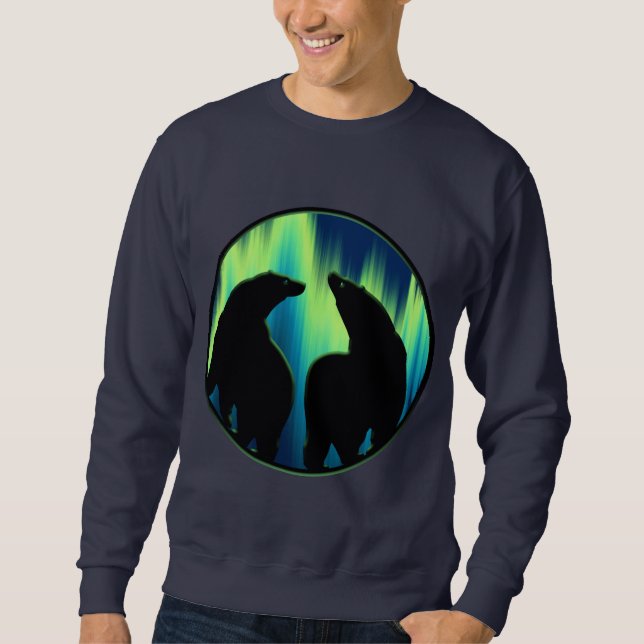 Bear Art Sweatshirt Unisex Aurora Bären Shirts (Vorderseite)
