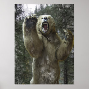 BEAR ATTACK AUF DER TRAIL POSTER