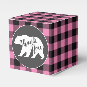 Bear Baby Dusche Pink Geschenkschachtel