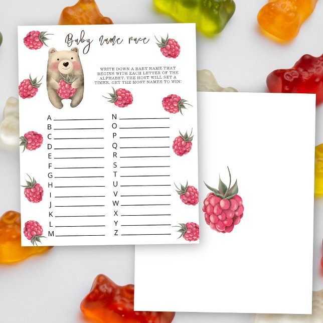 Bear - Baby name race game (Von Creator hochgeladen)