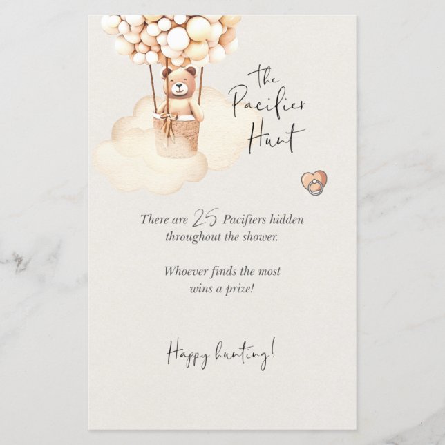 Bear Baby Shooter Game Schnuller Hunt (Vorderseite)