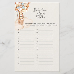 Bear Baby Shooting Game - Baby Item ABC