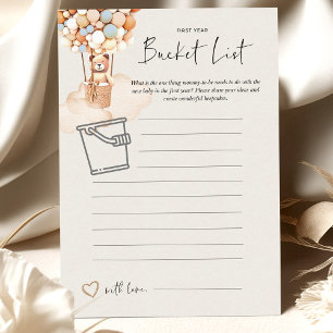Bear Baby Shooting Game - Bucket List
